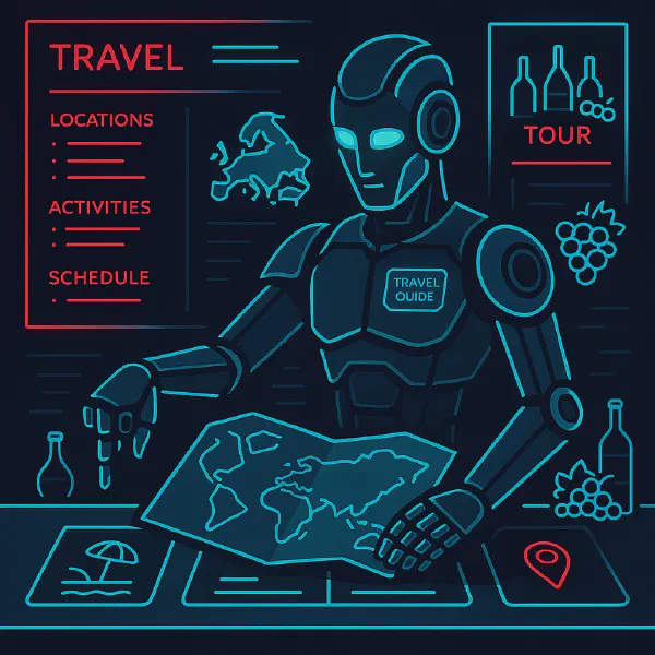 AI powered wine fair guide