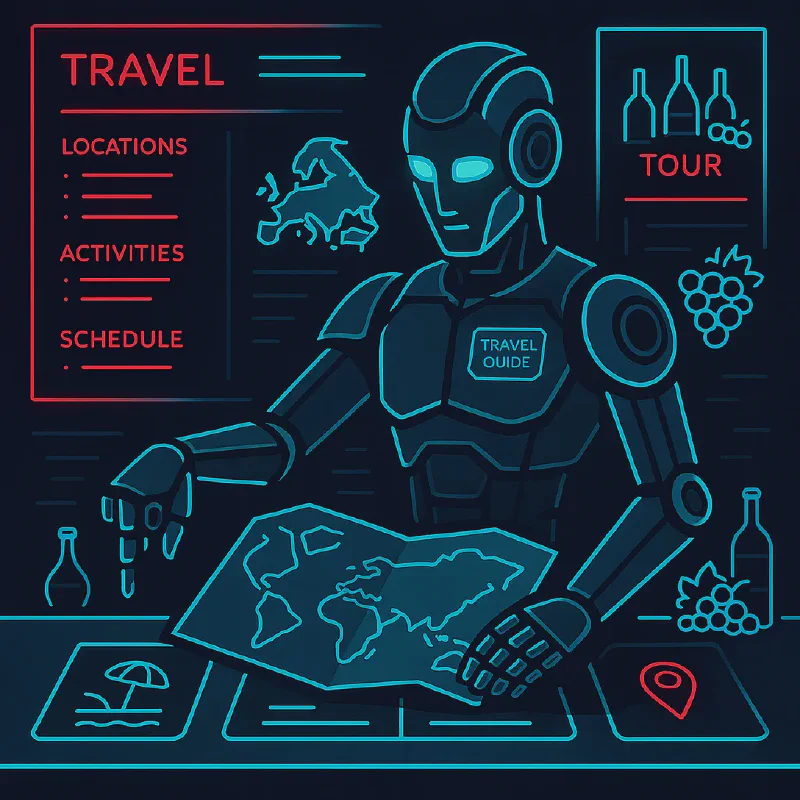 AI powered wine fair guide